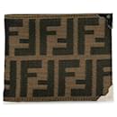 Cartera larga de lona Zucca Fendi 7M0165 en excelente estado