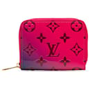 Louis Vuitton Pink Monogram Vernis Ombre Zippy Coin Purse