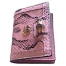 Diana python Card Case Wallet - Gucci