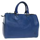 LOUIS VUITTON Epi Speedy 25 Hand Bag Toledo Blue M43015 LV Auth 73300 - Louis Vuitton