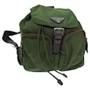 PRADA Backpack Nylon Khaki Auth 72632 - Prada