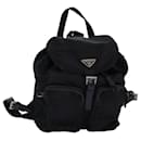 PRADA Backpack Nylon Black Auth 72491 - Prada