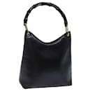 GUCCI Hand Bag Leather Black 001 3007 Auth ep4117 - Gucci