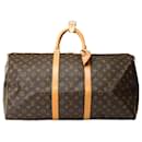 LOUIS VUITTON Keepall Bag in Brown Canvas - 101288 - Louis Vuitton