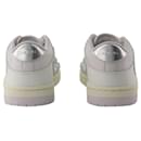 Sneakers Metallic Skel Top Low - Amiri - Sintetico - Bianco