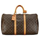 Bolsa de viaje de lona Louis Vuitton Keepall 50 M41426 en buen estado
