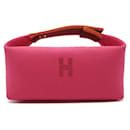 Hermes Toile Bride-A-Brac Travel Case  Cotton Vanity Bag in Excellent condition - Hermès