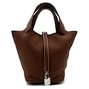 Hermes Clemence Picotin Lock PM  Leather Tote Bag in Excellent condition - Hermès