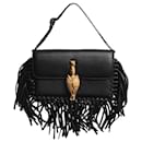 Black fringed leather bag - Valentino