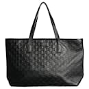 Black Guccissima leather tote bag