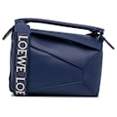 Bolso satchel pequeño azul con borde de rompecabezas LOEWE - Loewe