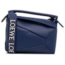 LOEWE Blue Small Puzzle Edge Satchel - Loewe