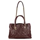 Chanel Quilted Caviar Shiva Tote Bag Leder Tote Bag in gutem Zustand