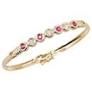 Other 18k Gold Diamond & Ruby Bracelet Metal Bracelet in Excellent condition - & Other Stories