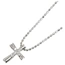 [LuxUness] 10Collier en métal avec pendentif croix en diamant et or k en excellent état - & Other Stories