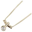 LuxUness 18k Gold Diamond Pendant Necklace Metal Necklace in Excellent condition - & Other Stories