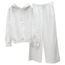 Chanel White Casual Pants Set Suit
