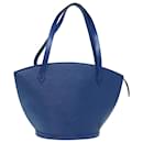 LOUIS VUITTON Epi Saint Jacques Shopping Shoulder Bag Blue M52275 Auth 73208 - Louis Vuitton