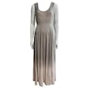 Ombre chiffon dress with pearl embroidery - Jenny Packham
