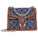 Gucci Blue/Brown Mini Dionysus Shoulder Bag