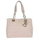 Christian Dior – mittelgroße, weiche Lady Dior Shopper-Tasche aus Cannage in Hellrosa