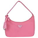 Prada Pink Mini Re-Edition 2000 Shoulder Bag