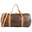 Louis Vuitton Monogram Sac Polochon Travel Bag M41222