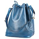 Bolso de hombro Louis Vuitton Epi Noé en Azul