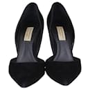 Zapatos de tacón negros con punta en punta Virna D'Orsay de Burberry