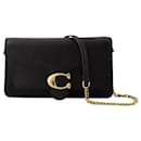 Tabby Chain Crossbody Clutch - Coach - Leather - Black