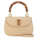 Gucci Leather Bamboo Top Handle Bag Leather Handbag 000 29 0633 in Good condition