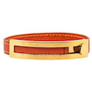 Hermes Leather Pousse Bracelet  Leather Bracelet in Good condition - Hermès