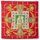 Hermes Red Hommage Una sciarpa di seta Charles Garnier - Hermès