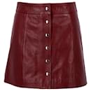 Isabel Marant, Étoile Kais Mini Skirt in Red Leather