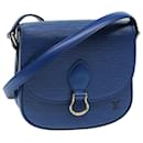LOUIS VUITTON Epi Saint Cloud PM Shoulder Bag Blue M52195 LV Auth 73051 - Louis Vuitton