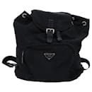 PRADA Backpack Nylon Black Auth 73456 - Prada