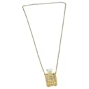 CHANEL Perfume N�‹5 Necklace metal Gold CC Auth bs13939 - Chanel