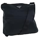 PRADA Shoulder Bag Nylon Black Auth bs13949 - Prada
