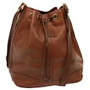 Burberrys Shoulder Bag Leather Brown Auth ep4093 - Autre Marque