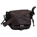 PRADA Shoulder Bag Leather Brown Auth 72118 - Prada