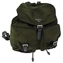 PRADA Backpack Nylon Khaki Auth 73101 - Prada