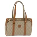 CELINE Macadam Canvas Einkaufstasche Beige Auth 73431 - Céline