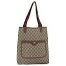 Sac cabas GUCCI GG Supreme Web Sherry Line Beige Rouge 002 123 6487 Auth 72203 - Gucci