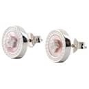 Boucles d'oreilles Icon - Versace - Métal - Rose
