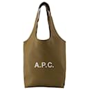 Bolsa tote pequena Ninon - A.P.C. - Couro Sintético - Cáqui - Apc