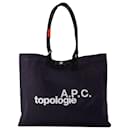 Borsa shopper Topologie - A.P.C. - Cotone - Nero - Apc