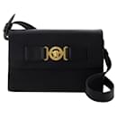 Clutch Medusa Biggie - Versace - Piel - Negro