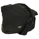 PRADA Shoulder Bag Nylon Khaki Auth 72139 - Prada