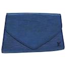 LOUIS VUITTON Bolsa Clutch Epi Art Déco Azul M52635 Autenticação de LV 71950 - Louis Vuitton