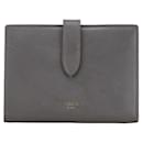 Celine Leather Bifold Strap Wallet Leather Long Wallet in Good condition - Céline